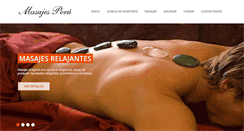 Desktop Screenshot of masajesperu.com