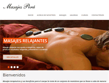 Tablet Screenshot of masajesperu.com